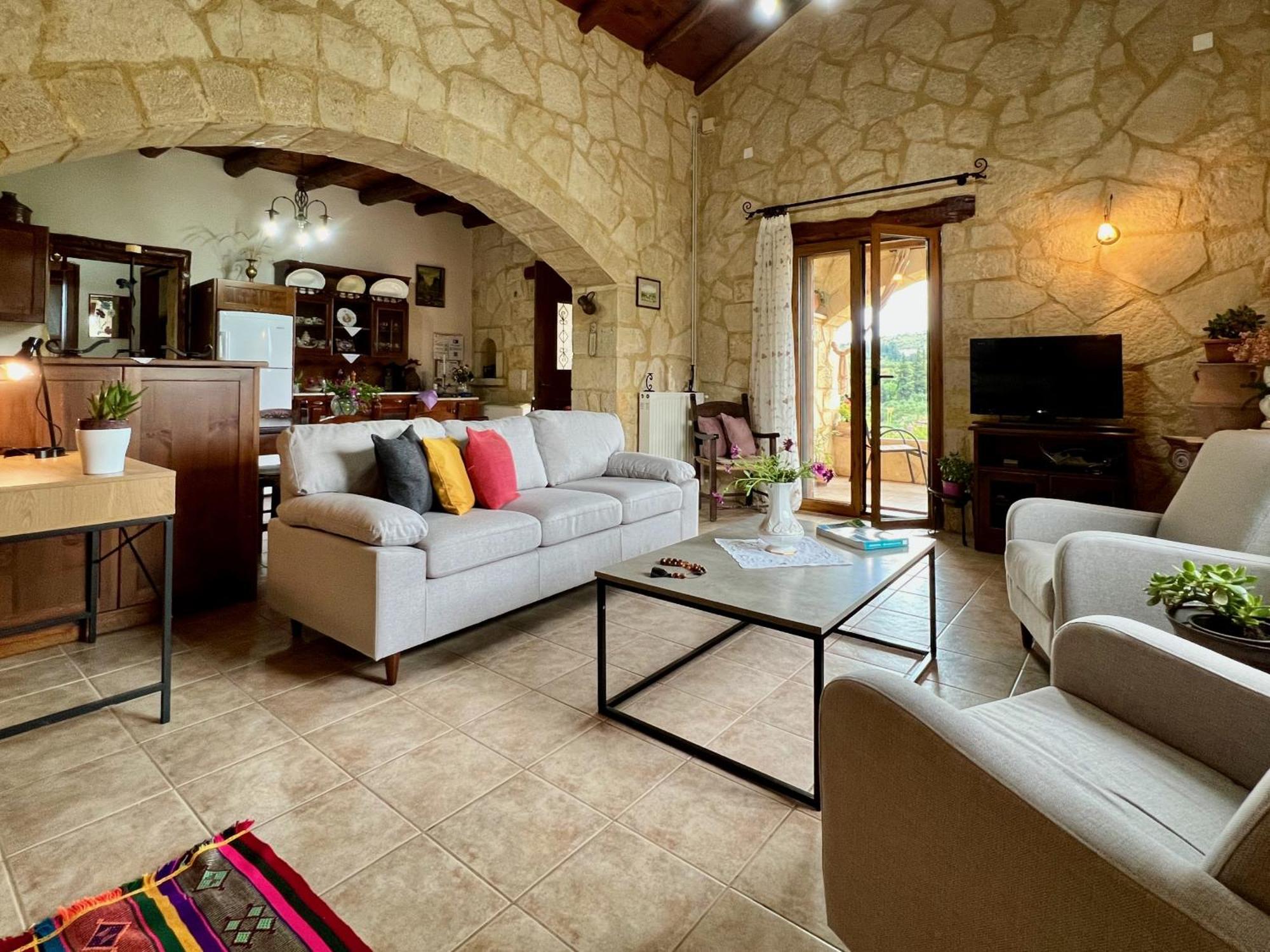 Villa Toula With Pool Nr Armeni Crete Makhairoi Екстер'єр фото